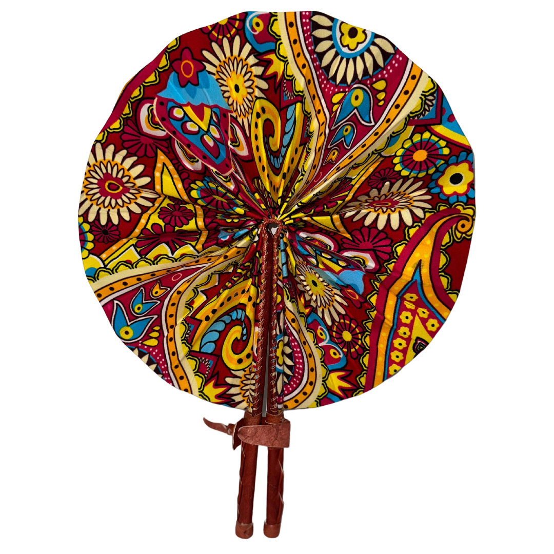 Vibrant Fabric Fan