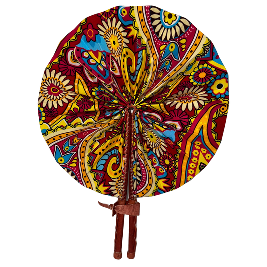 Vibrant Fabric Fan