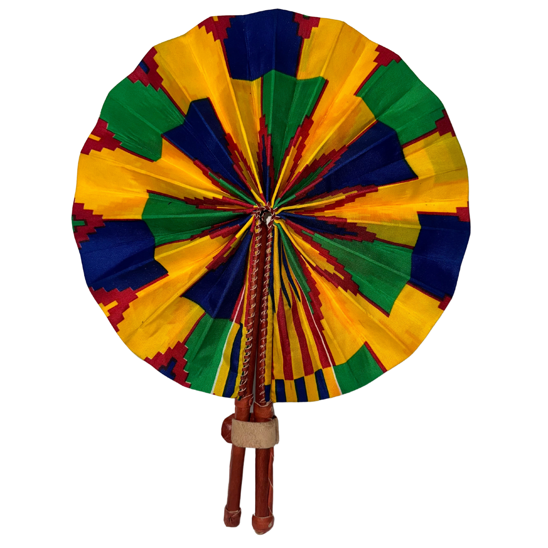 Vibrant Fabric Fan