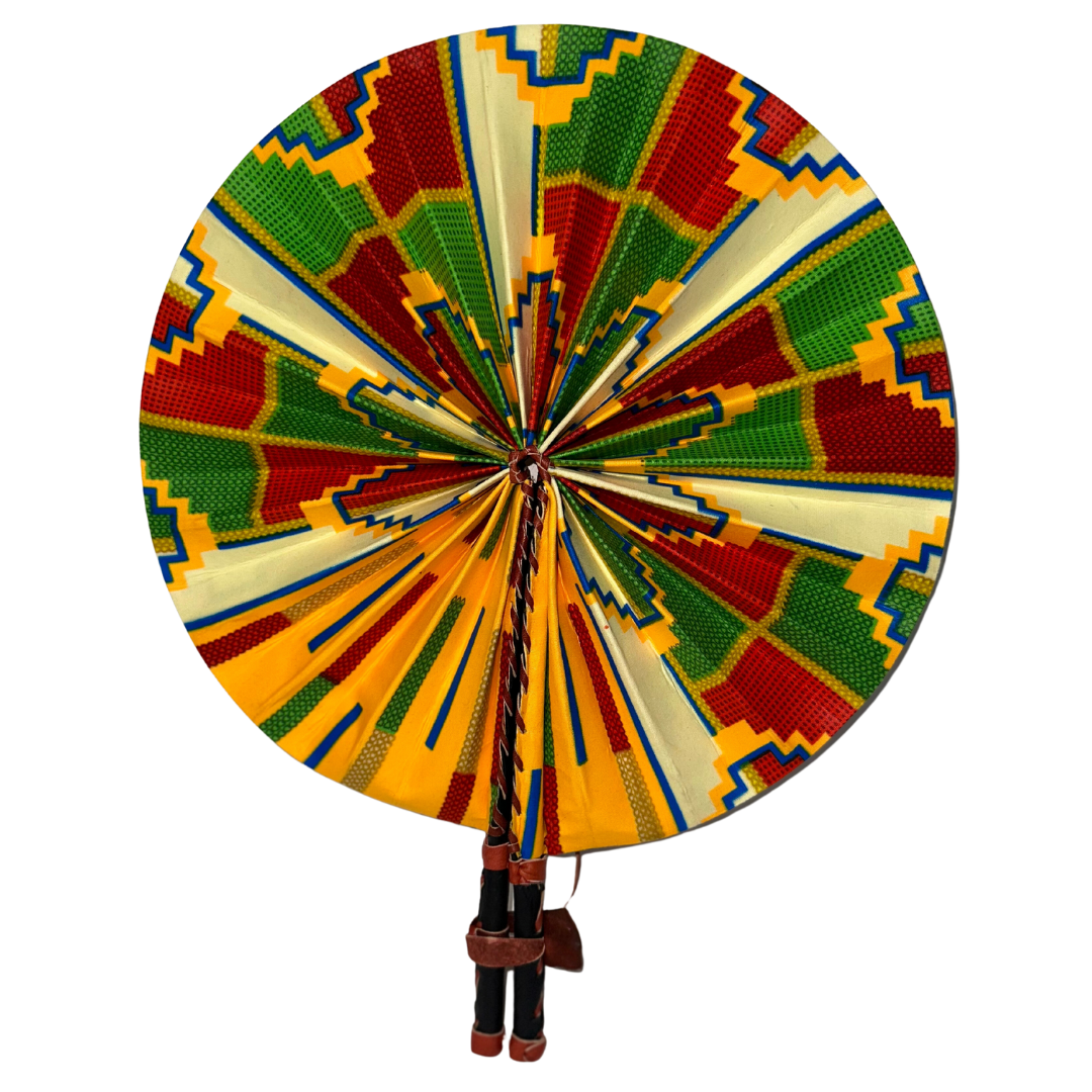 Vibrant Fabric Fan