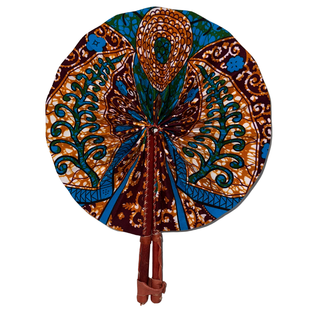 Vibrant Fabric Fan