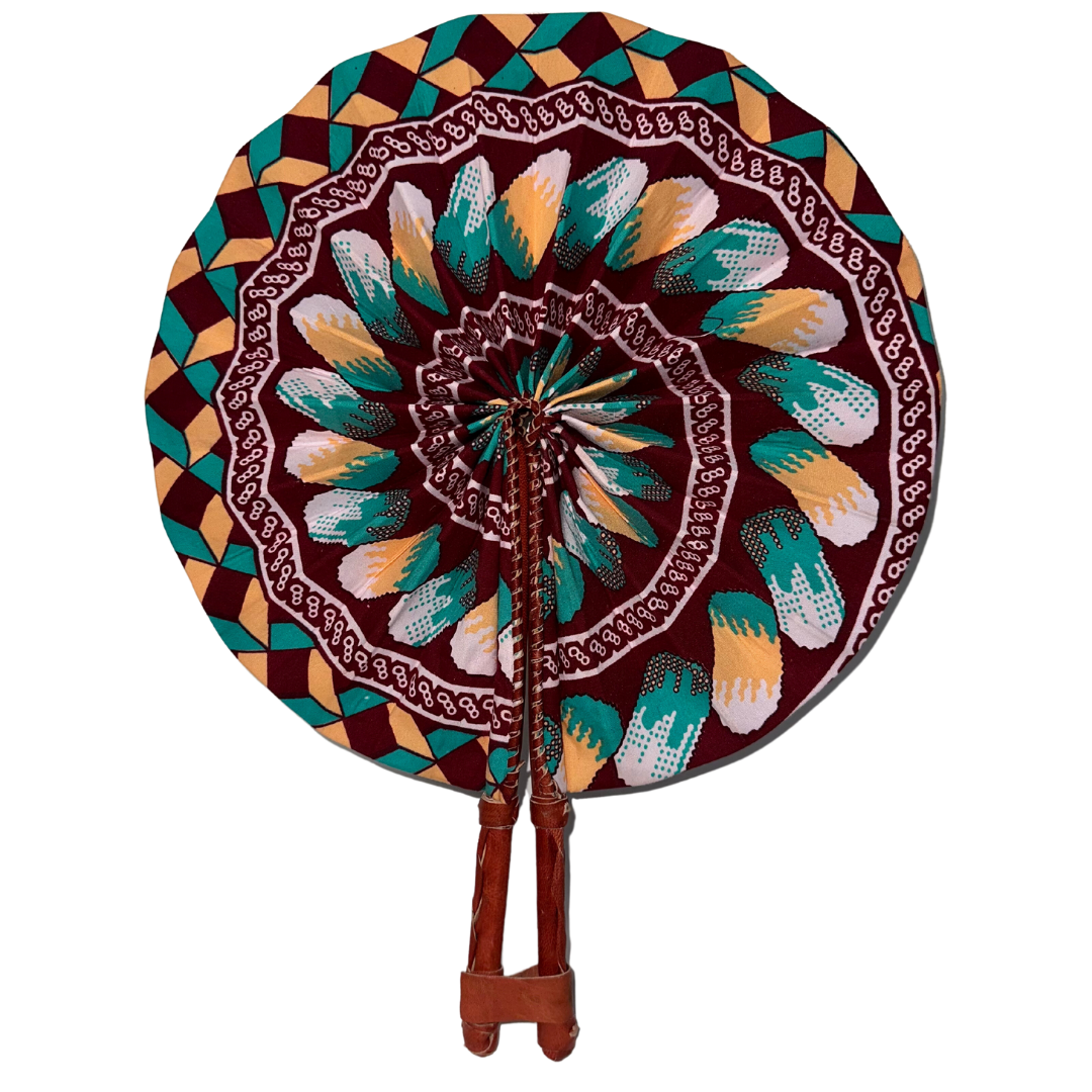 Vibrant Fabric Fan