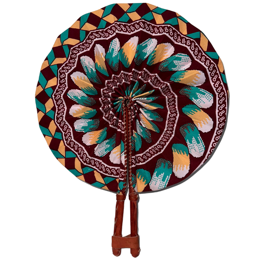 Vibrant Fabric Fan