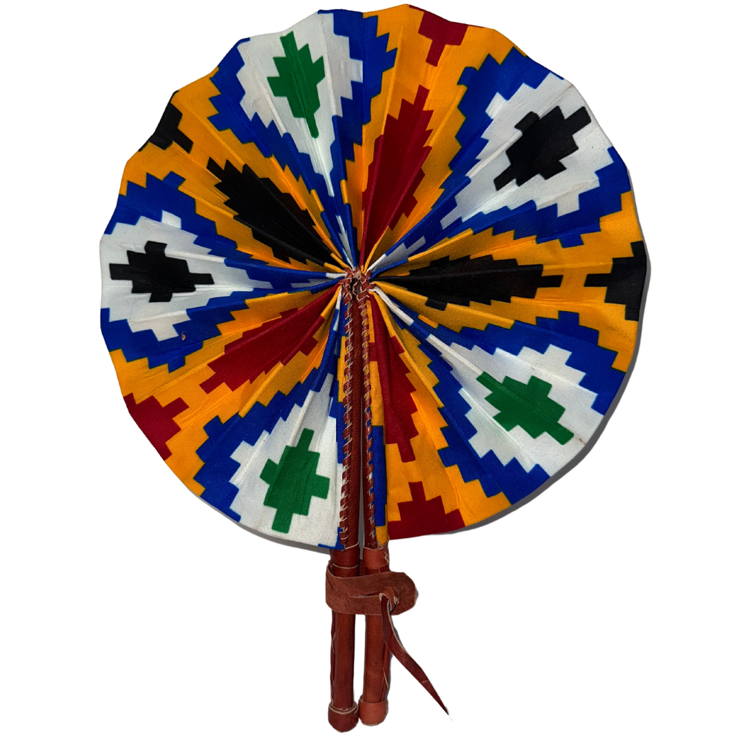 Vibrant Fabric Fan