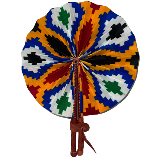 Vibrant Fabric Fan