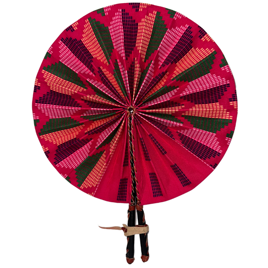 Vibrant Fabric Fan