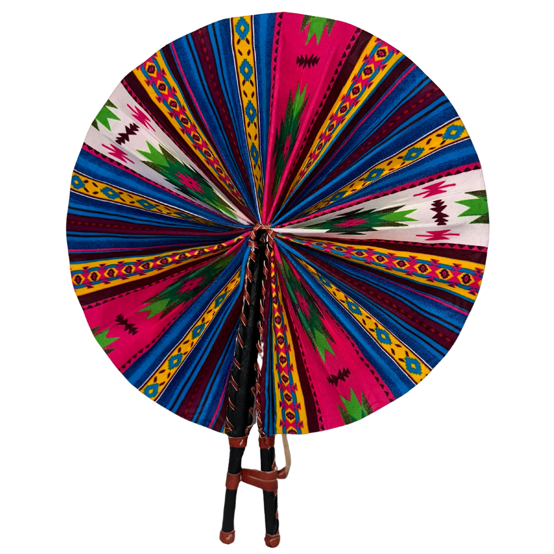 Vibrant Fabric Fan