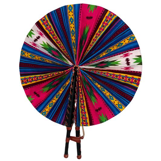 Vibrant Fabric Fan